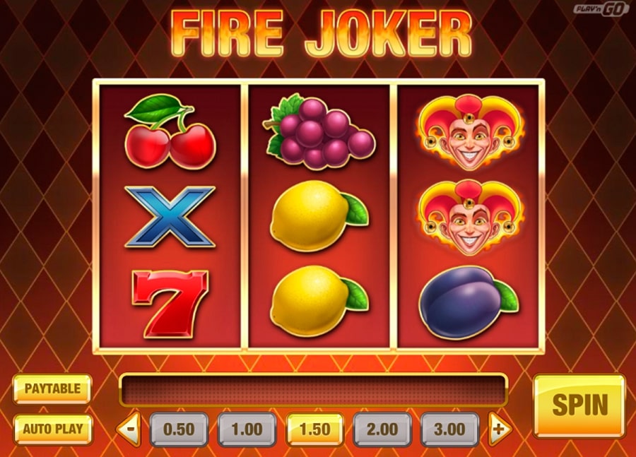 fire joker real money slot