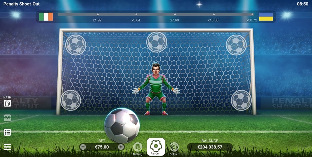 penalty shoot out slot game